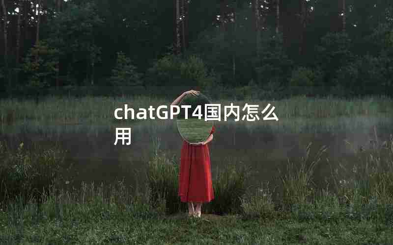 chatGPT4国内怎么用 chatGPT4国内怎么用