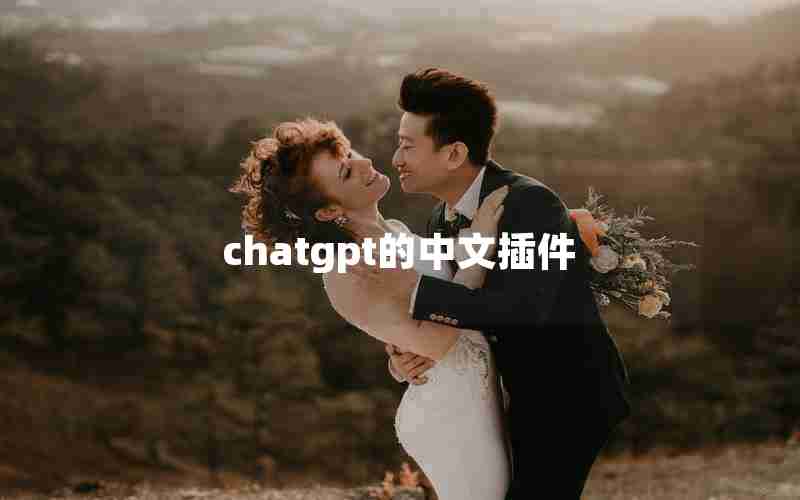 chatgpt的中文插件 chatgpt的中文插件