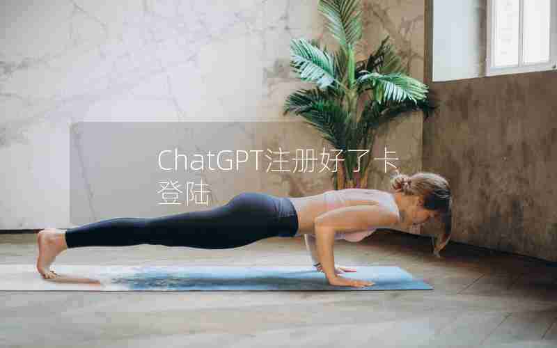 ChatGPT注册好了卡登陆