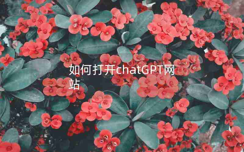 如何打开chatGPT网站 如何打开chatGPT网站