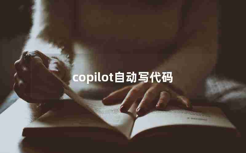 copilot自动写代码