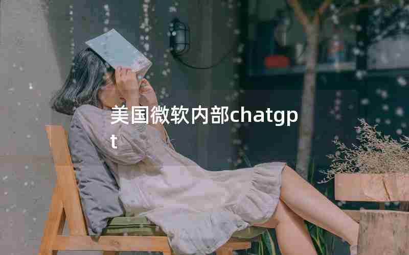美国微软内部chatgpt