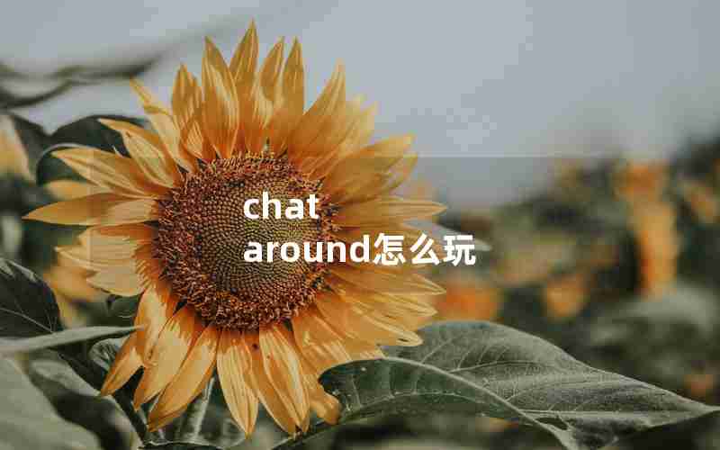 chat around怎么玩 chat around怎么玩