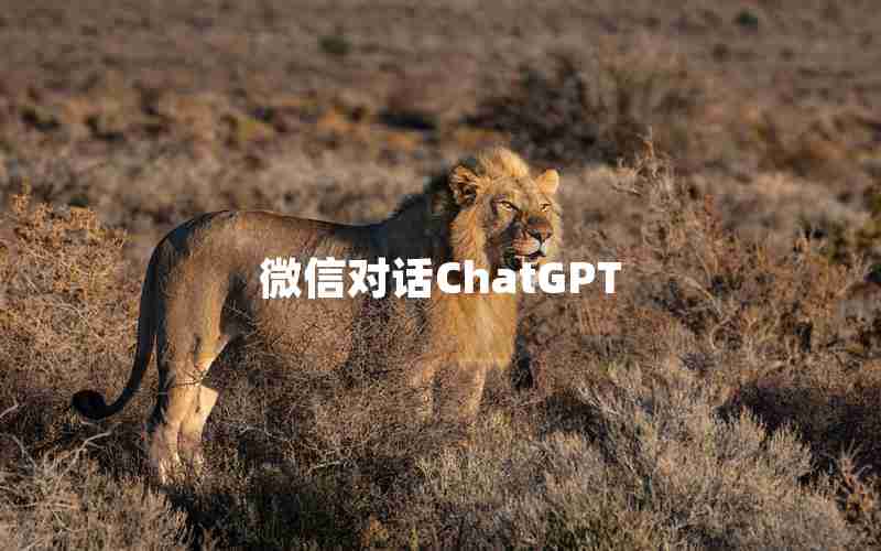微信对话ChatGPT