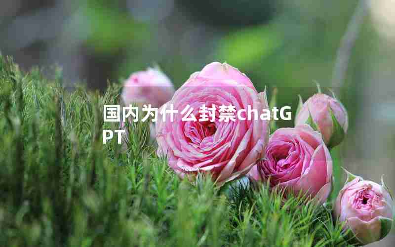 国内为什么封禁chatGPT