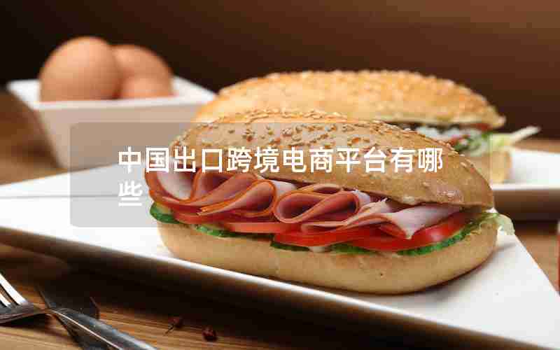 中国出口跨境电商平台有哪些 中国出口跨境电商平台有哪些