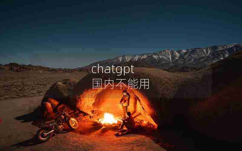 chatgpt 国内不能用