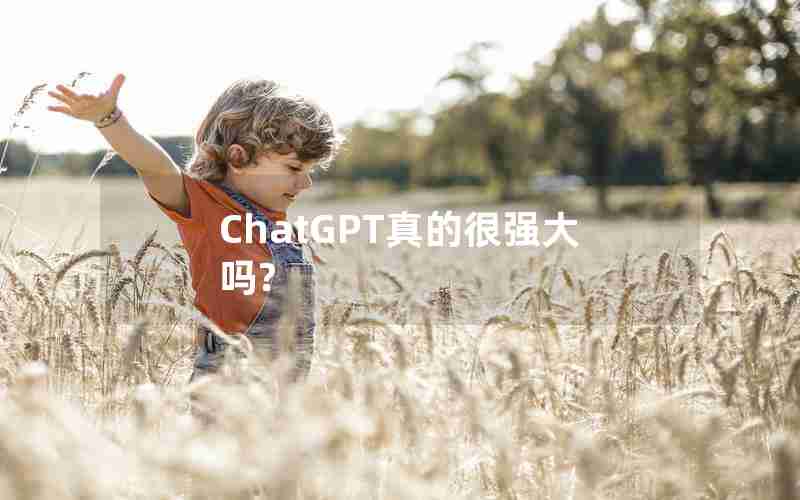 ChatGPT真的很强大吗? ChatGPT真的很强大吗?