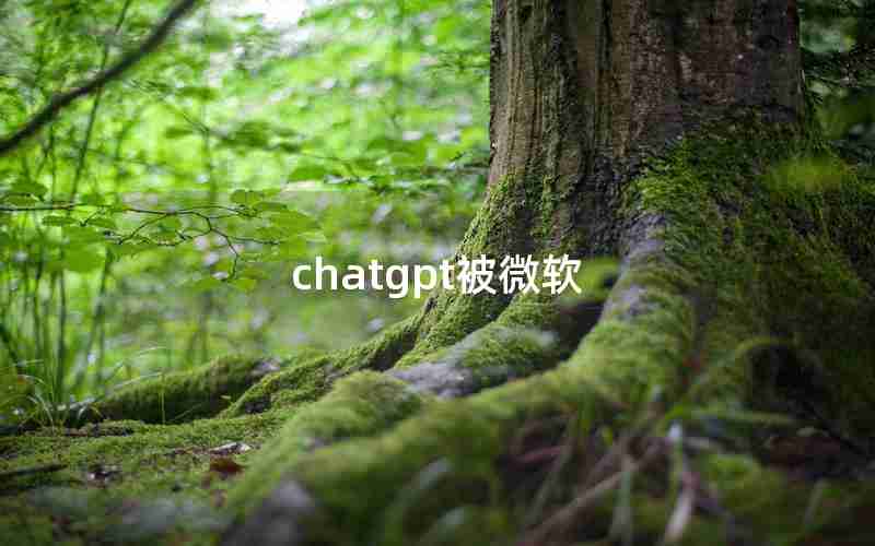 chatgpt被微软