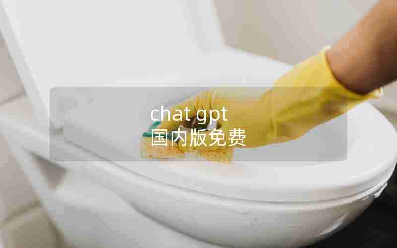 chat gpt 国内版免费 chat gpt 国内版免费