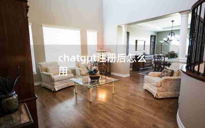 chatgpt注册后怎么用