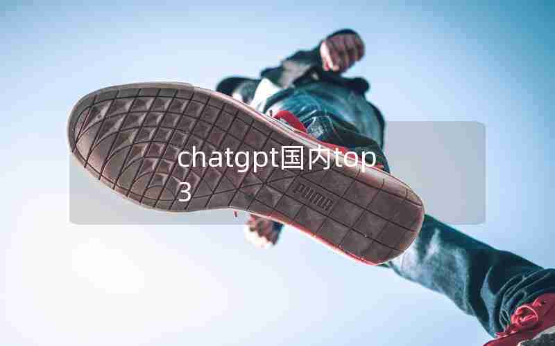 chatgpt国内top3 chatgpt国内top3