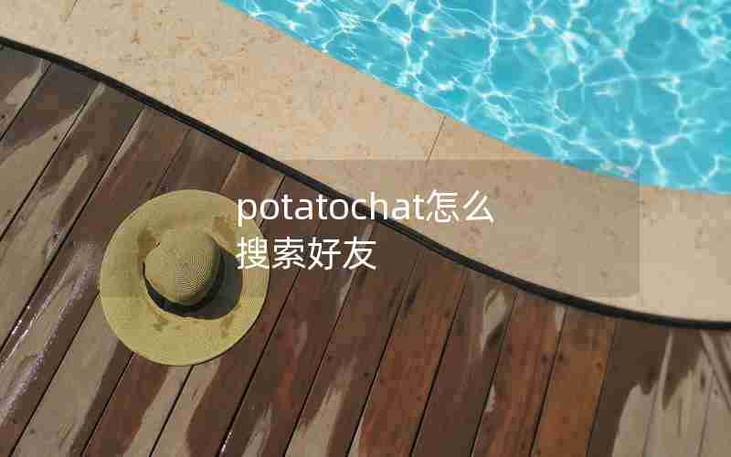 potatochat怎么搜索好友