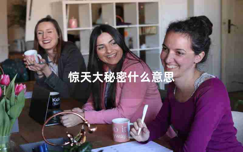 惊天大秘密什么意思