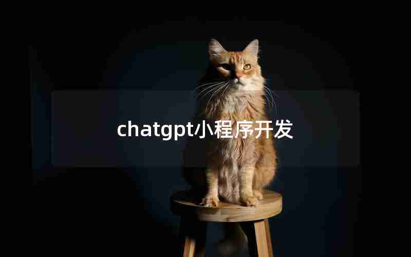 chatgpt小程序开发