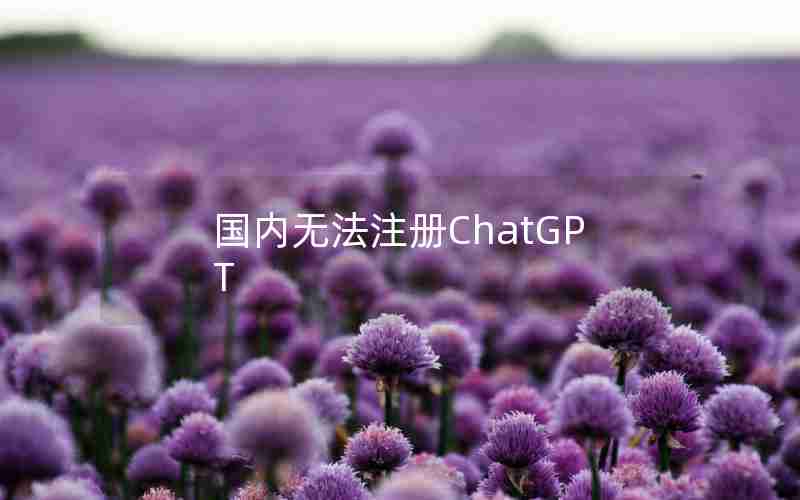 国内无法注册ChatGPT 国内无法注册ChatGPT
