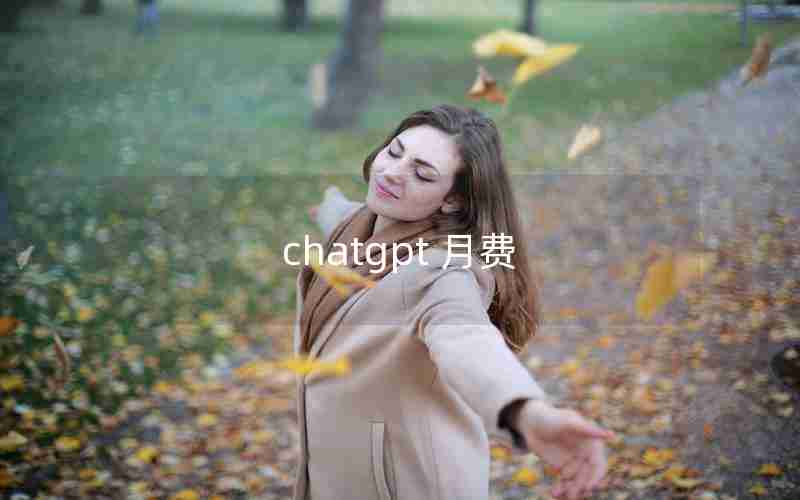 chatgpt 月费