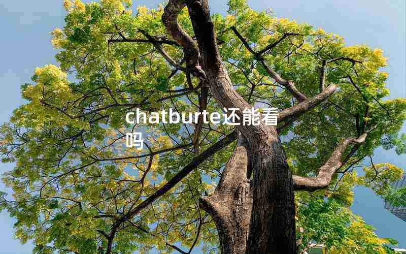 chatburte还能看吗