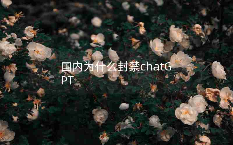 国内为什么封禁chatGPT