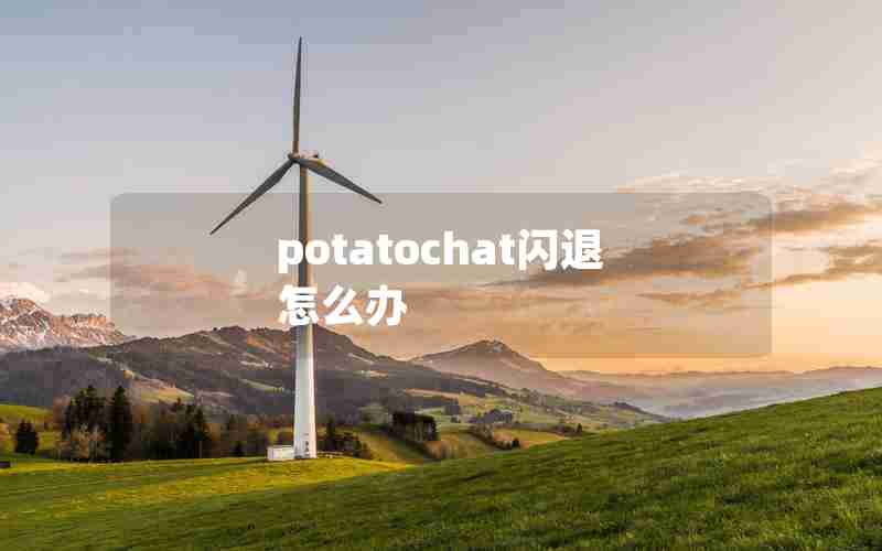 potatochat闪退怎么办 potatochat闪退怎么办