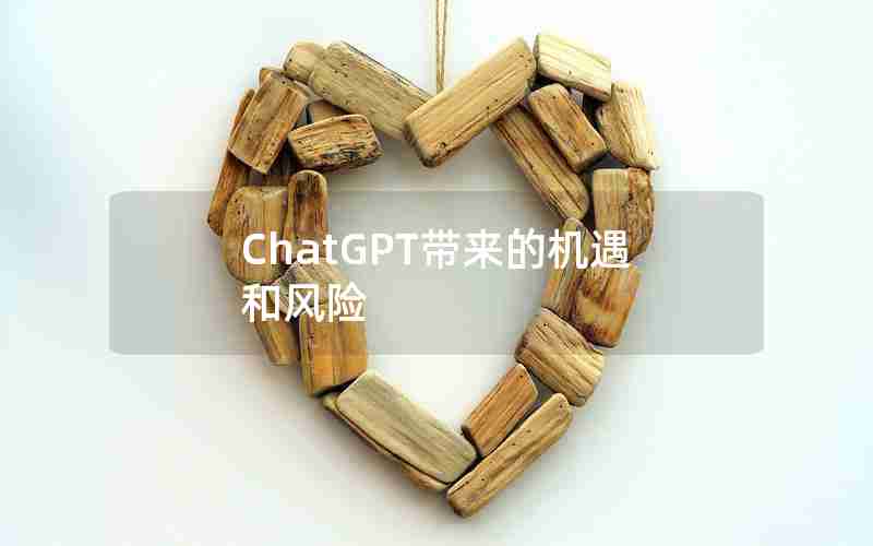 ChatGPT带来的机遇和风险 ChatGPT带来的机遇和风险