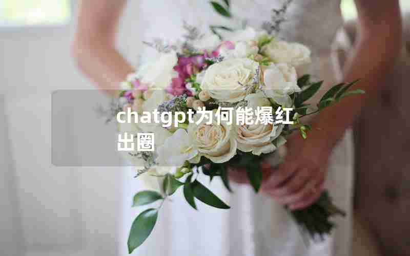 chatgpt为何能爆红出圈