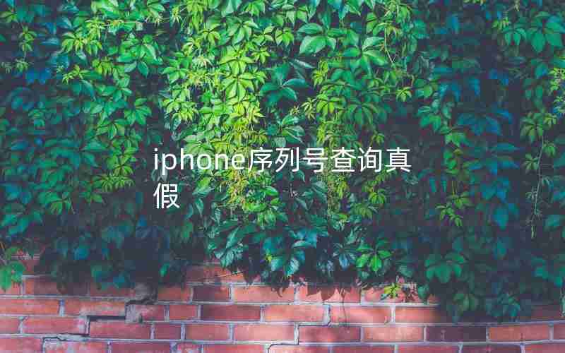 iphone序列号查询真假 iphone序列号查询真假