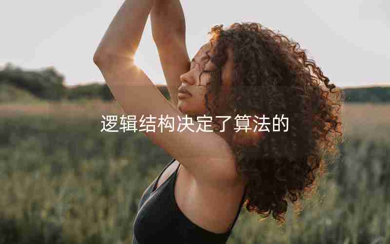 逻辑结构决定了算法的 逻辑结构决定了算法的