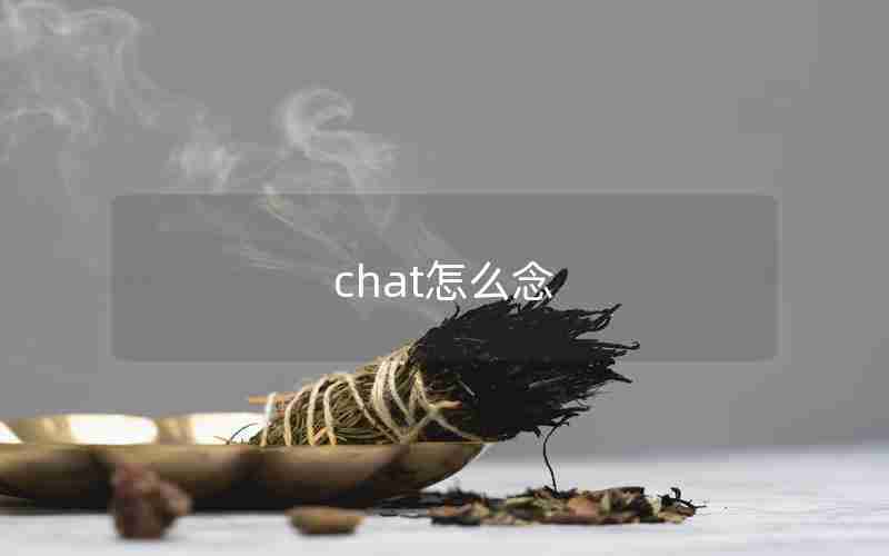 chat怎么念 chat怎么念