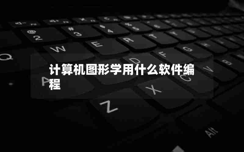 计算机图形学用什么软件编程