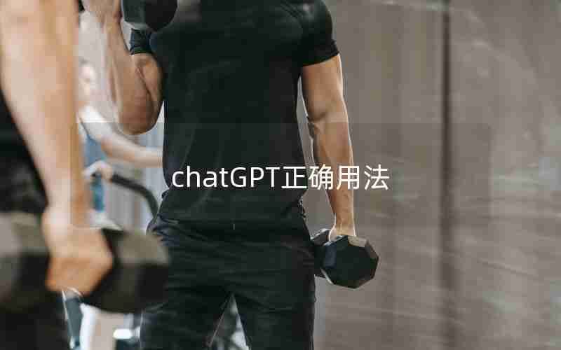 chatGPT正确用法 chatGPT正确用法