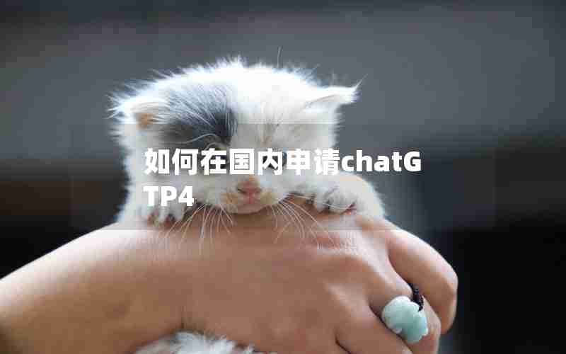 如何在国内申请chatGTP4 如何在国内申请chatGTP4