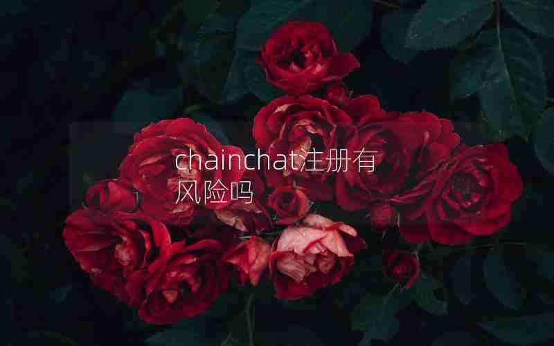 chainchat注册有风险吗