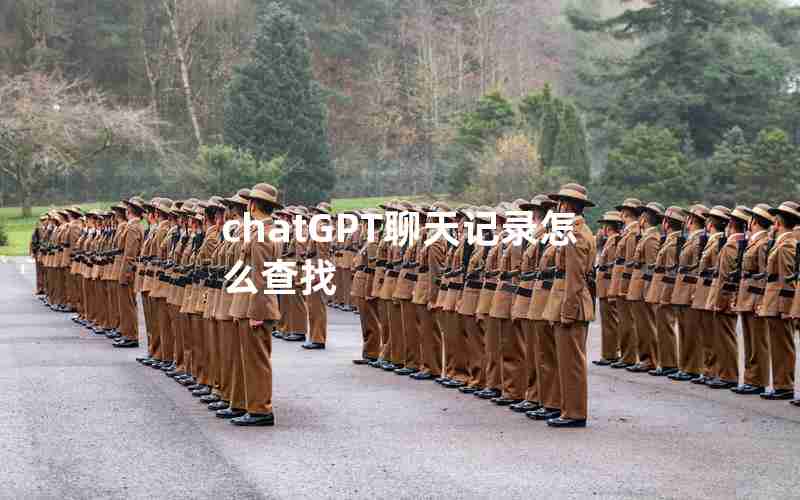 chatGPT聊天记录怎么查找