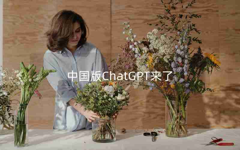 中国版ChatGPT来了 中国版ChatGPT来了