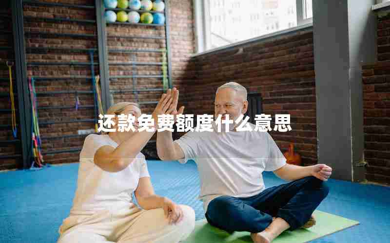 还款免费额度什么意思 还款免费额度什么意思