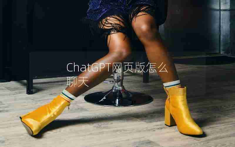 ChatGPT网页版怎么聊天 ChatGPT网页版怎么聊天