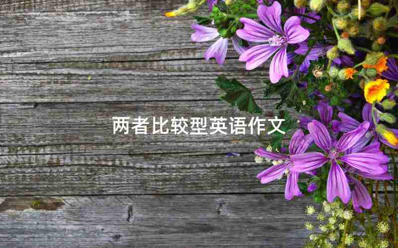 两者比较型英语作文