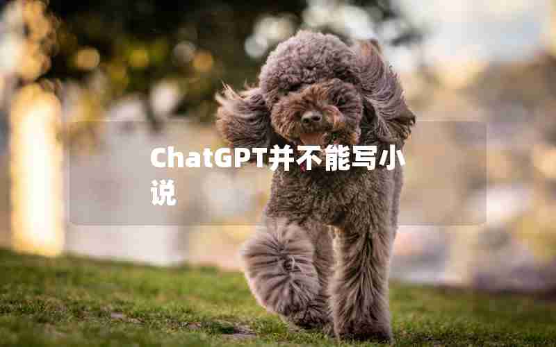 ChatGPT并不能写小说
