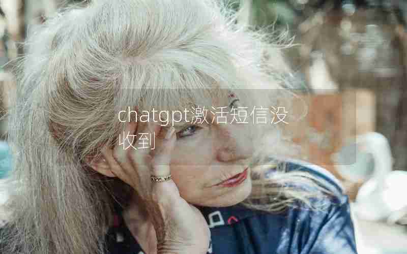 chatgpt激活短信没收到 chatgpt激活短信没收到