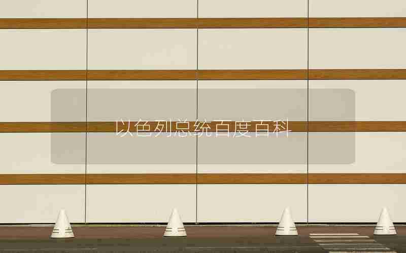 以色列总统百度百科