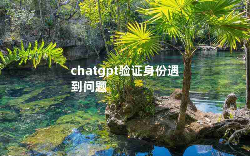 chatgpt验证身份遇到问题 chatgpt验证身份遇到问题