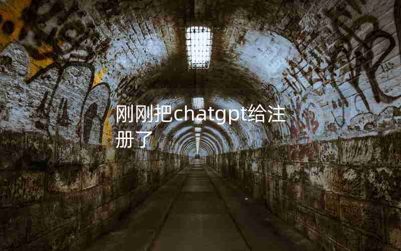 刚刚把chatgpt给注册了 刚刚把chatgpt给注册了