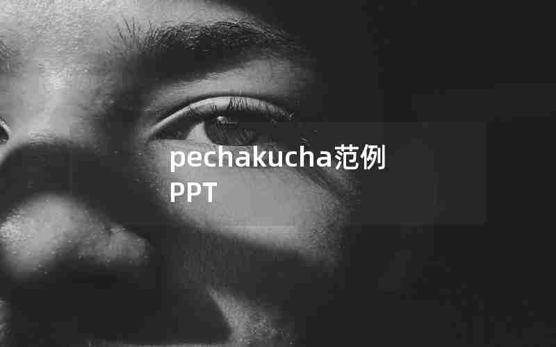 pechakucha范例PPT pechakucha范例PPT