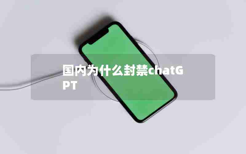 国内为什么封禁chatGPT 国内为什么封禁chatGPT