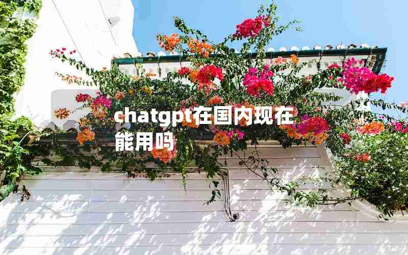 chatgpt在国内现在能用吗