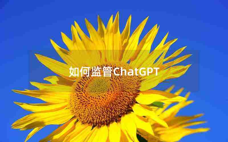 如何监管ChatGPT 如何监管ChatGPT