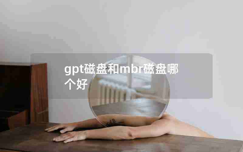 gpt磁盘和mbr磁盘哪个好 gpt磁盘和mbr磁盘哪个好