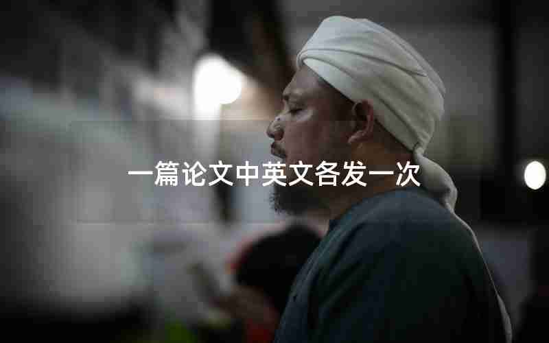 一篇论文中英文各发一次 一篇论文中英文各发一次