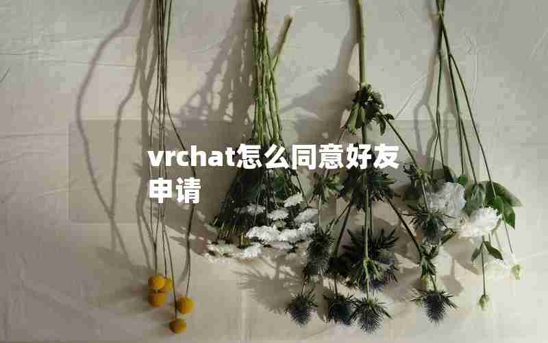 vrchat怎么同意好友申请 vrchat怎么同意好友申请